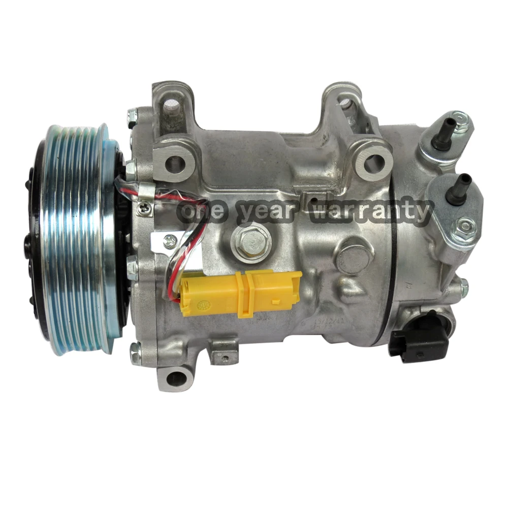 Автомобильный Компрессор переменного тока SD7V16 для Citroen C3 C4 C5 C8 JUMPY JUMPER XSARA BERLINGO PEUGEOT 3008 308 9671333180 96883540|Компрессор