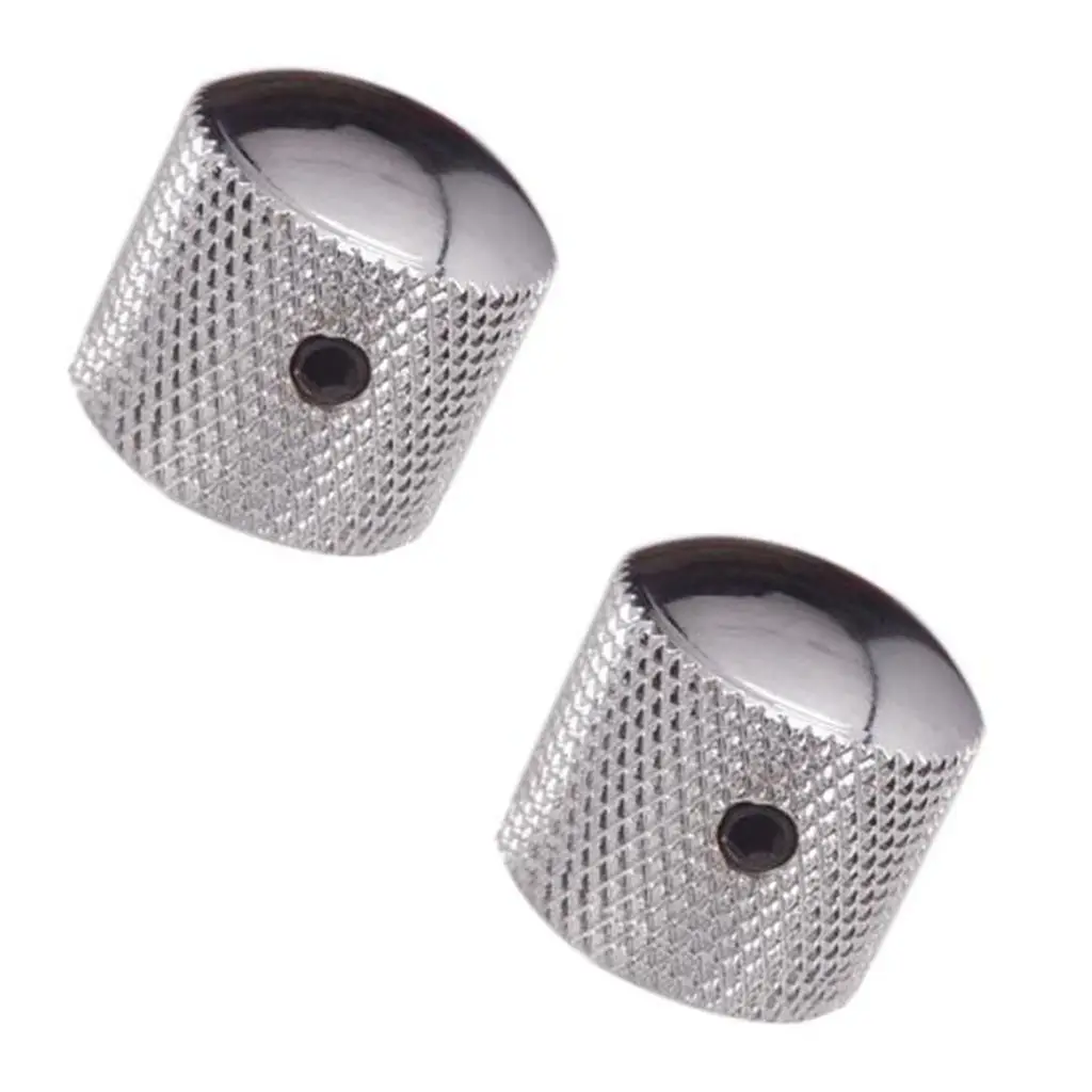 4 шт. серебряные Гитарные ручки для бас-гитары винтовые фиксаторы и громкости