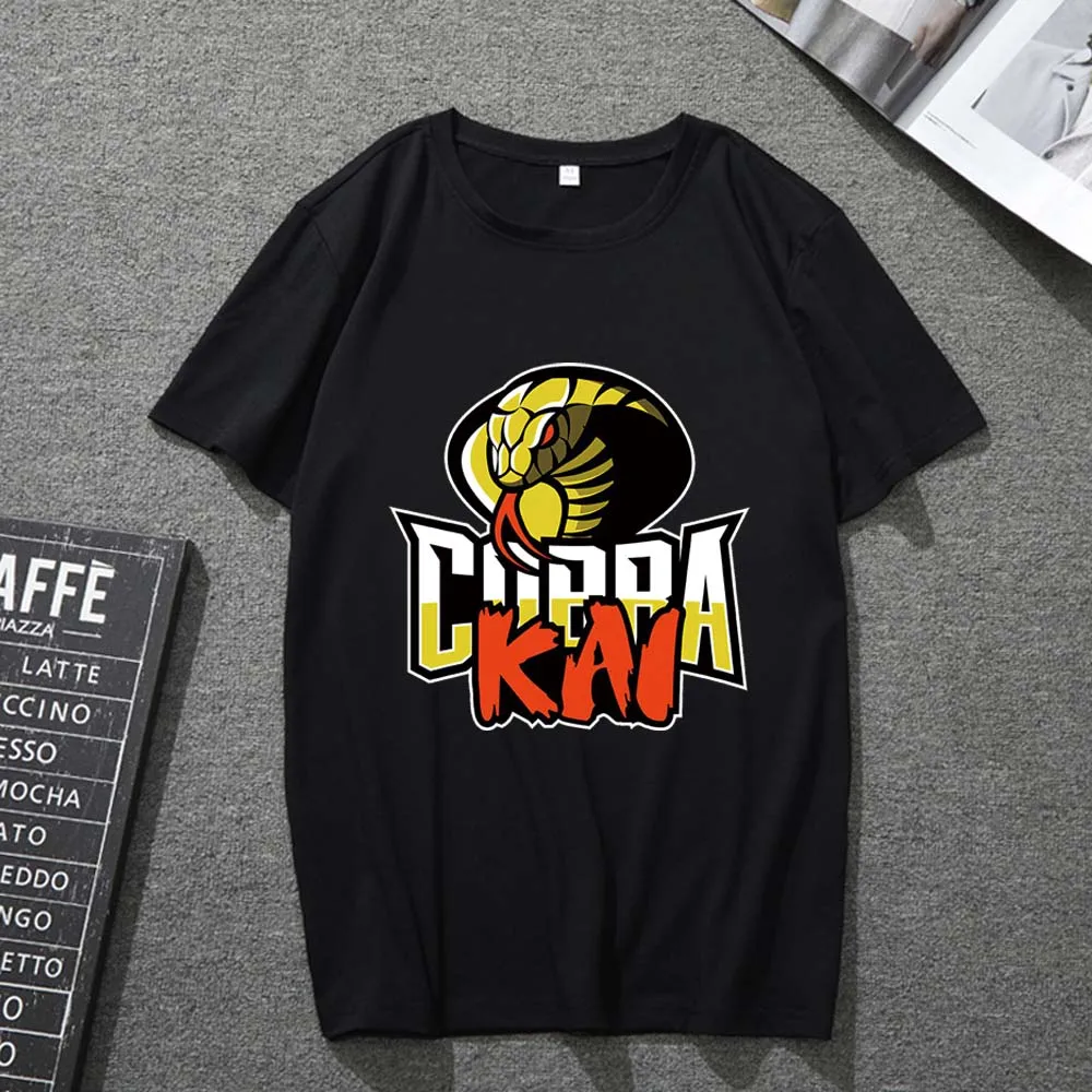 

T-shirt Men and Women Funny Animal Trend O-neck Classic Black Print Top Japanese Casual All-match Men and Women T-shirt