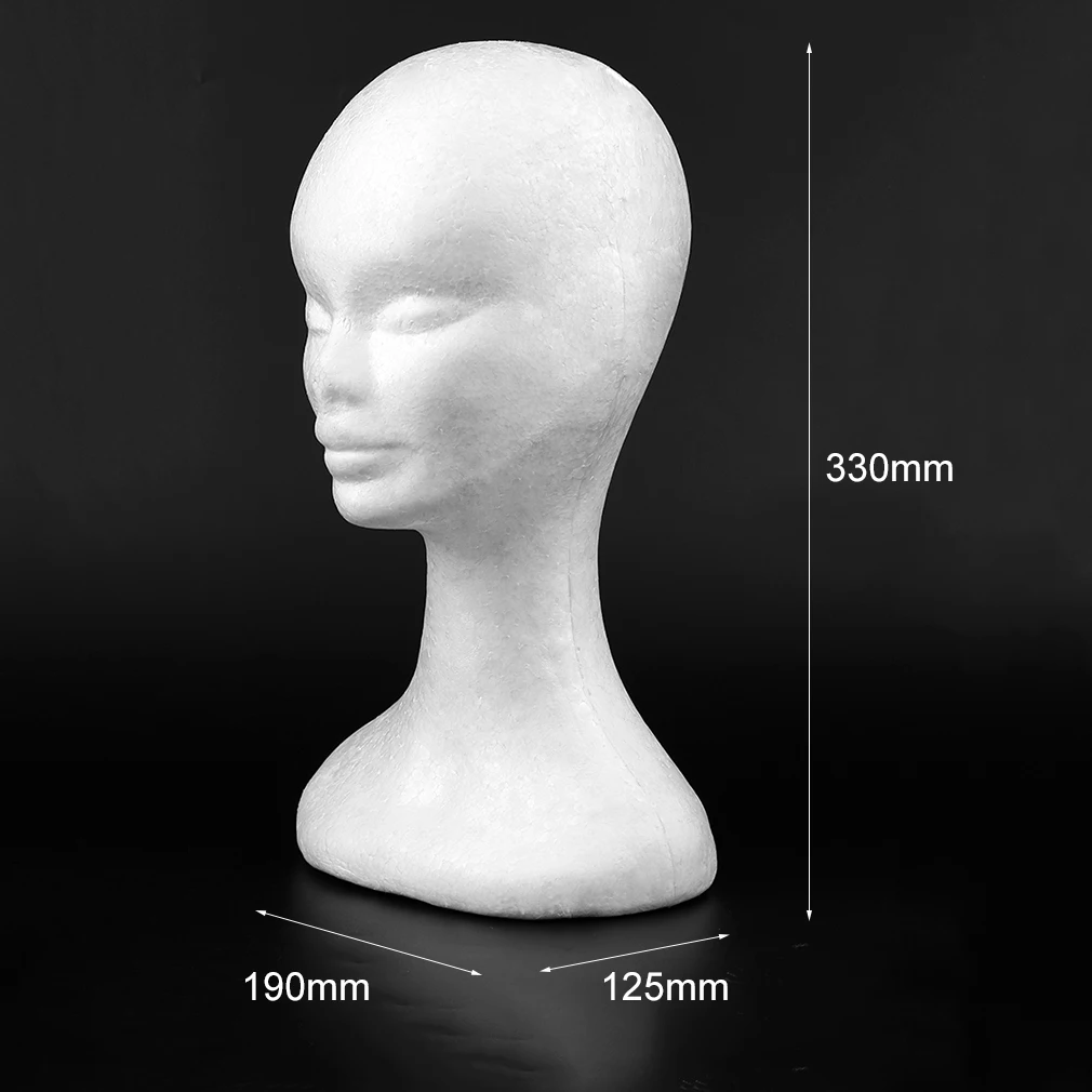 Новый Прочный Длинный тип женский манекен модель головы пузырь парик шляпа очки