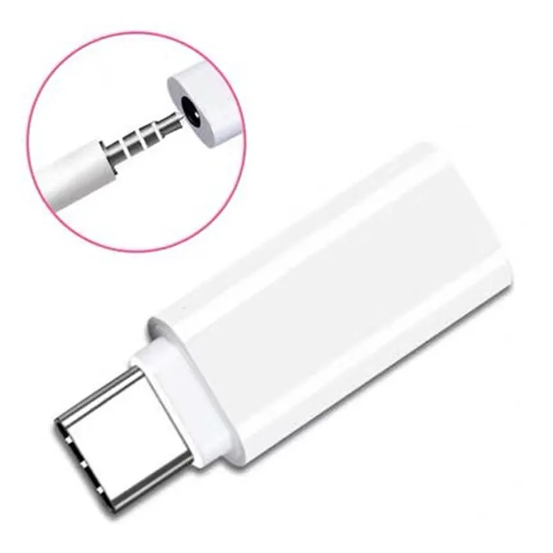 

3.5mm Female to Male Type C Adapter Headphone Aux Device For OnePlus XiaoMi Huawei Type-C Jack Converter Earphone Audio Adapter