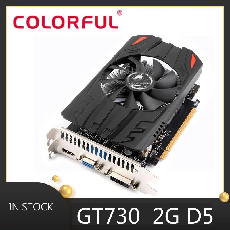 

Geforce gt 730 2g 64bit gddr5 300w game computer graphics video card for dell/lenovo PC no gt 710 730 740 1050ti