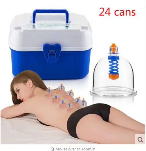 Банки составляет 24 банки для вакуумного массажа бытовые вакуумные всасывающего