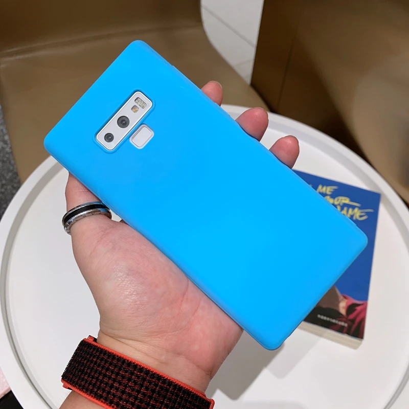 Однотонный матовый Мягкий силиконовый чехол из ТПУ для Samsung Galaxy S10 S9 S8 S10e S7 Edge A6 A8 J4