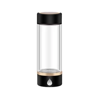 hydrogen rich water bottle new technology glass water cup home travel health improving bottle usb charging water generator