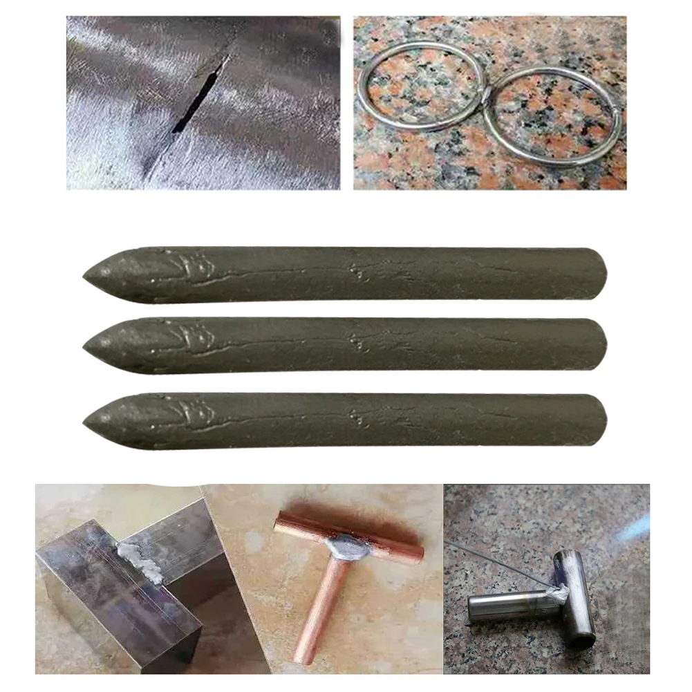 

3PCS Powder Cored Aluminum Welding Rod Easy Melt Aluminum Welding Rods Weld Wire Rod Solder For Wire Soldering Rod Tool
