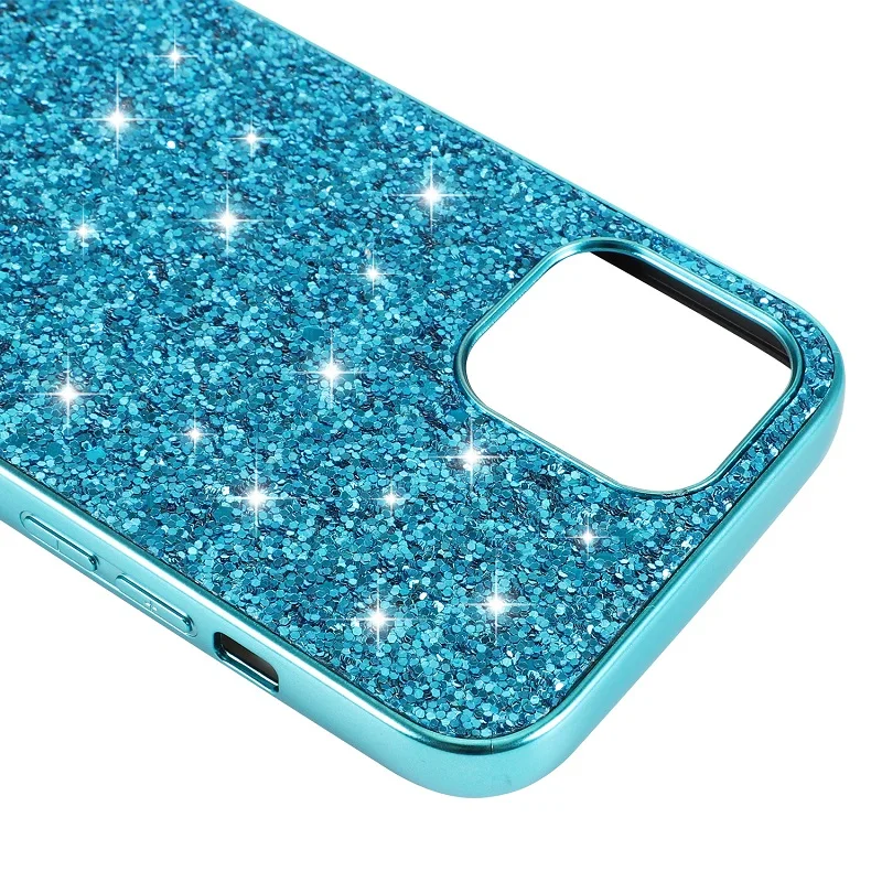 for apple iphone 12 pro max case luxury hard pc shining glitter slim protective back cover case for iphone 12 12pro 12max free global shipping