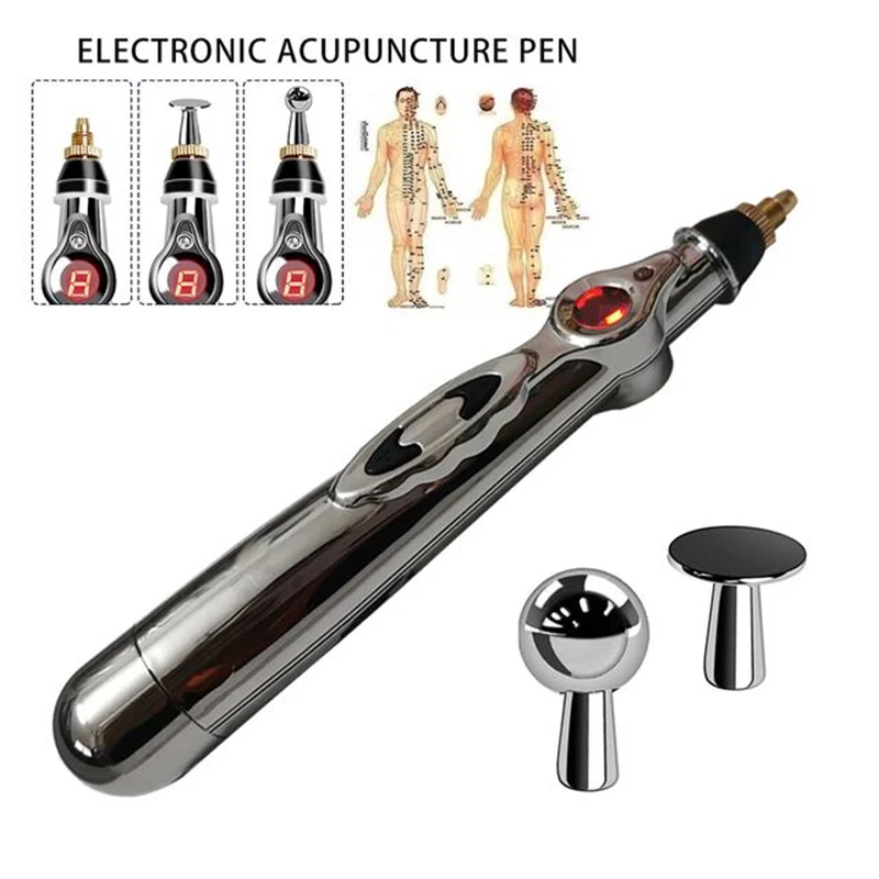 Newst Electronic Acupuncture Pen Electric Meridians Laser Therapy Heal Massage Meridian Energy Relief Pain Tools | Красота и здоровье