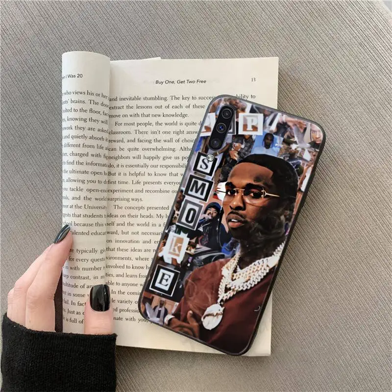 

Rapper Pop Smoke high quality Phone Case For Samsung galaxy S 9 10 20 A 10 21 30 31 40 50 51 71 s note 20 j 4 2018 plus