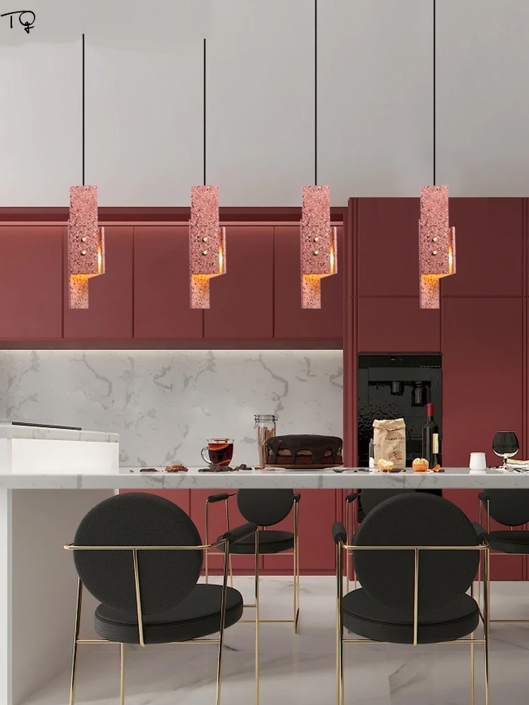 Скандинавский промышленный художественный декор цементная Подвесная лампа для