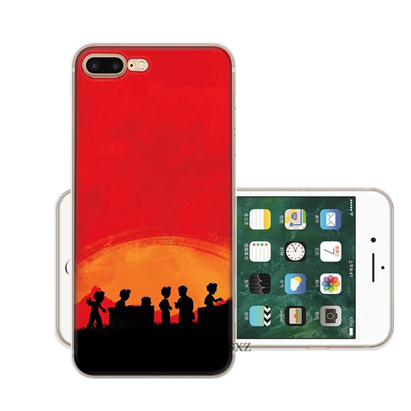 H6 Чехол для мобильного телефона iPhone 5 5S SE 6 6S 7 8 Plus X XR XS Max, Жесткий Чехол, крутая игра, красные изображения из фильма «Red Dead Redemption» 2 - Цвет: H6