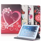 Вращающийся на 360 градусов чехол-книжка для iPad 234, чехол для apple ipad 9,7 20182017, чехол с подставкой в виде цветка, смарт-чехол для планшета с автоматическим сном