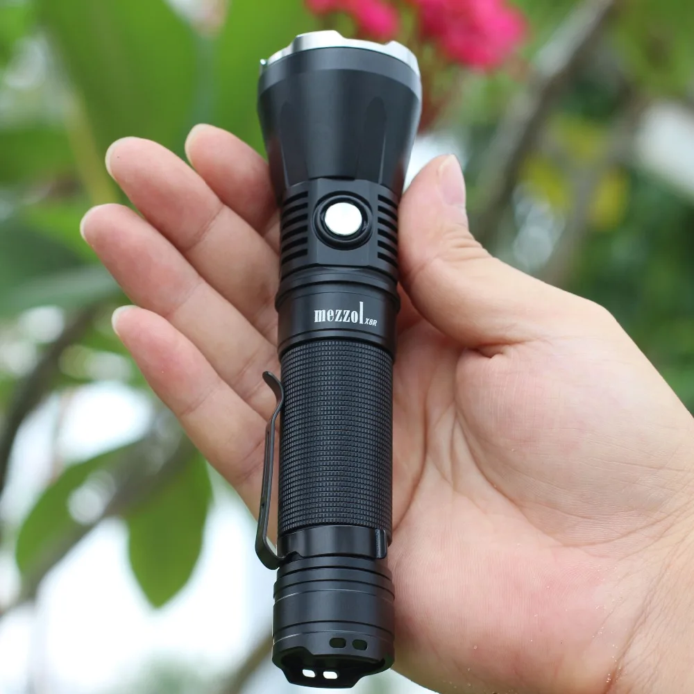 Mezzol X8R-L только один переключатель в шею 3000 люменов usb 21700 флэш-светильник жесткий светильник походный светильник, лампа