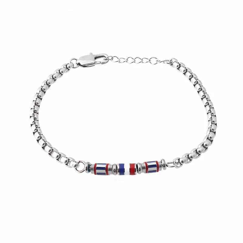 Летняя коллекция ювелирных изделий Runda мужские браслеты из нержавеющей стали с