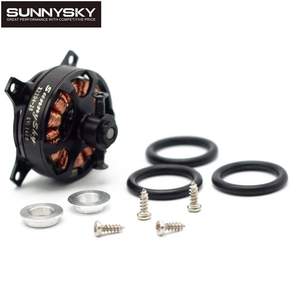 4 шт./лот Sunnysky X2204 KV1480/KV1800 2-3S 3 мм бесщеточный двигатель с диаметром вала для