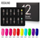 Гель-лак для ногтей ROSALIND, набор полуперманентных гель-лаков для ногтей, 7 мл, 12 шт.лот