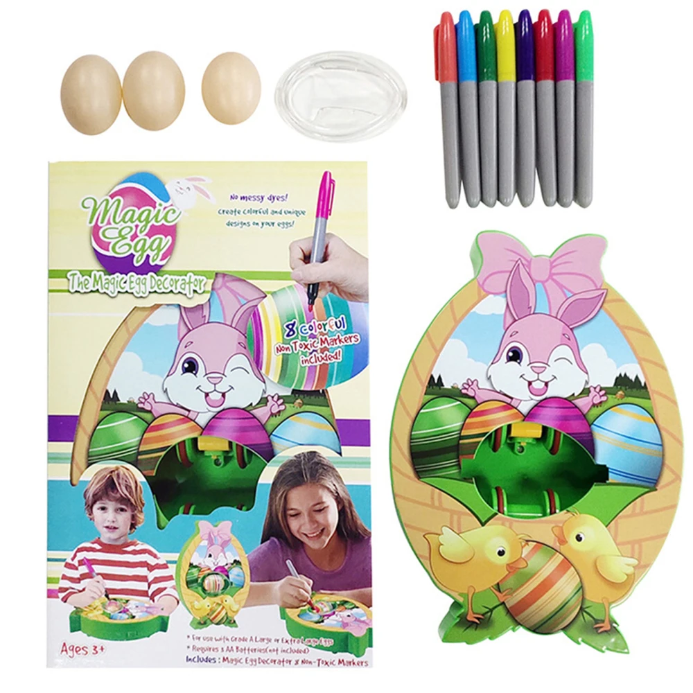 

Easter Gift Art Machine Basket Stuffers Eggs Dye Kit Color Dye Decorator Electric Festival Supplies 29 X 19 X 6cm DIY Craft Toy
