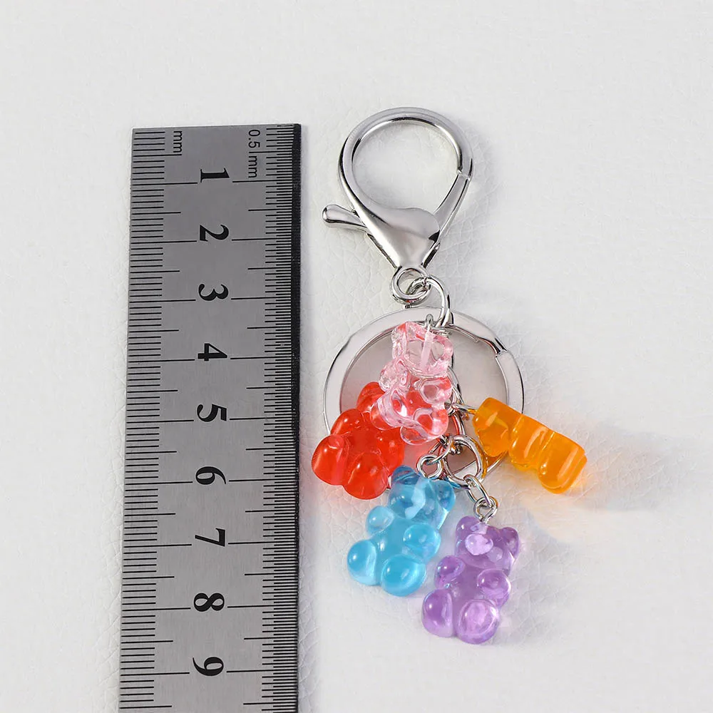 1 шт. брелок для ключей с медведем из резины | Украшения и аксессуары