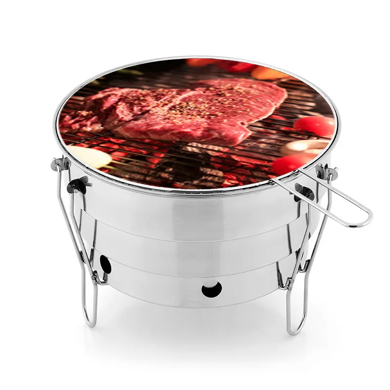 

1 шт., кухонная плита для пикника, из нержавеющей стали