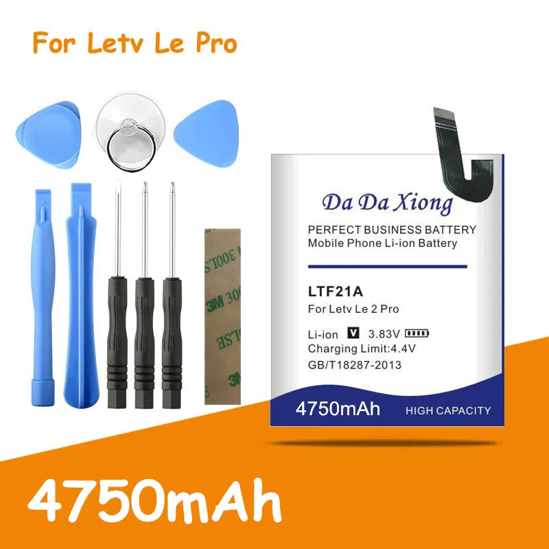 4750 мАч LTF21A батарея для Letv LeEco Le 2X620X626& Le S3 LeS3 X526 X527 X626 Замена батареи LTF21A для Letv Le 2 Pro