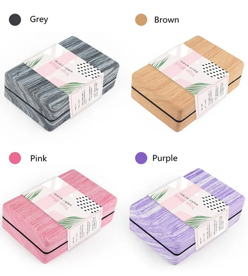 POE блок для йоги кирпичная пена упражнений в тренажерном зале EVA инструмент