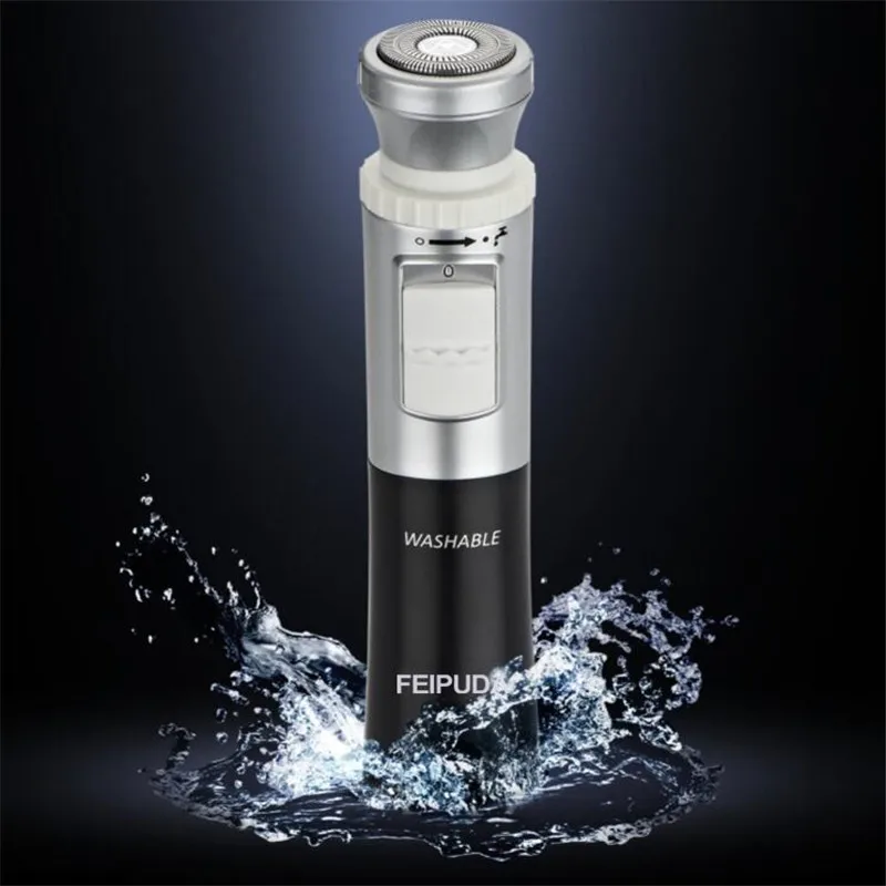 Портативный электрический триммер для волос в носу и ушах Мужская бритва бороды