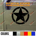 Наклейка в виде армейской звезды, потертая Виниловая наклейка для автомобиля, подходит для Jeep Wrangler и т. д. выберите размер и цвет без фона