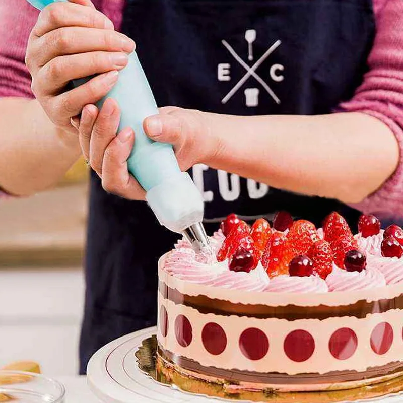 106 pcs Multi-function Cake Decorating Kit Turntable Sets Pastry Tube Fondant Tools Kitchen Dessert Baking Supplies | Дом и сад
