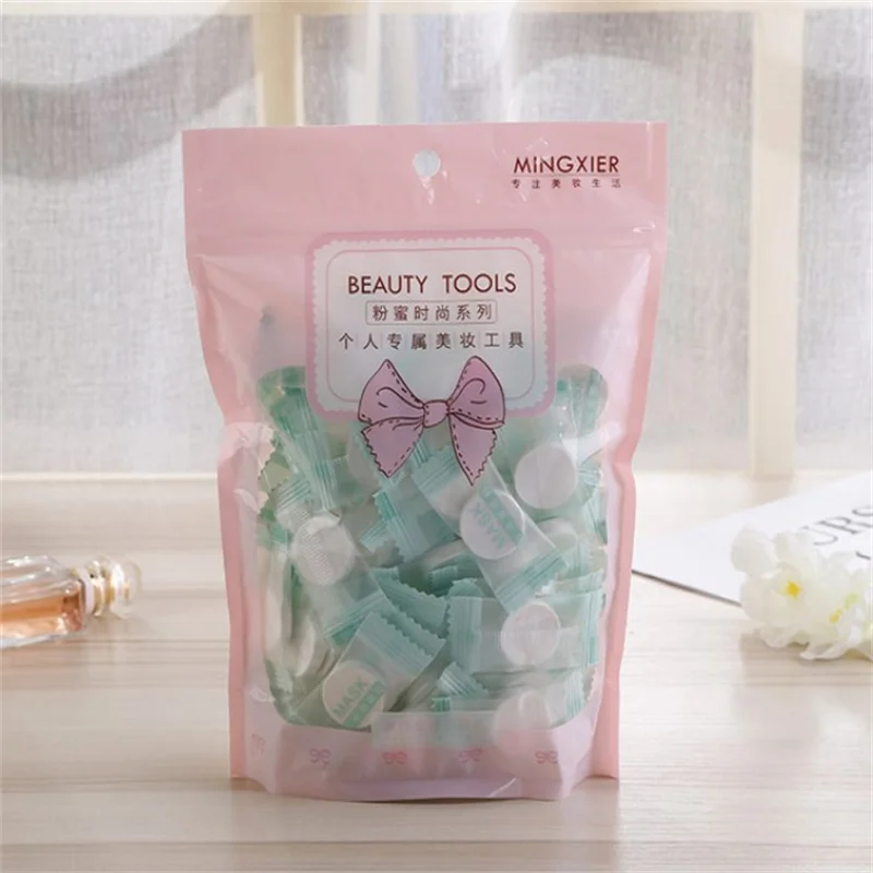 

100pc/bag Compressed Face Mask Paper Ultra-Thin Moisturizing Disposable Cotton DIY Mask Makeup Wipe Korean Beauty Tool Skin Care