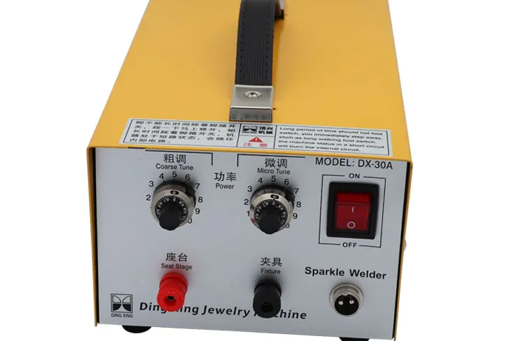 

Фирменная Новинка ручной ювелирный Лазерный Аппарат для точечной сварки сварочный аппарат DX-30A для платины цвета: золотистый, серебристый М...