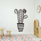 Большой кактус Saguaro Настенная Наклейка Западная дикая природа растение природа Наклейка на стену для детской комнаты спальни винил домашний декор