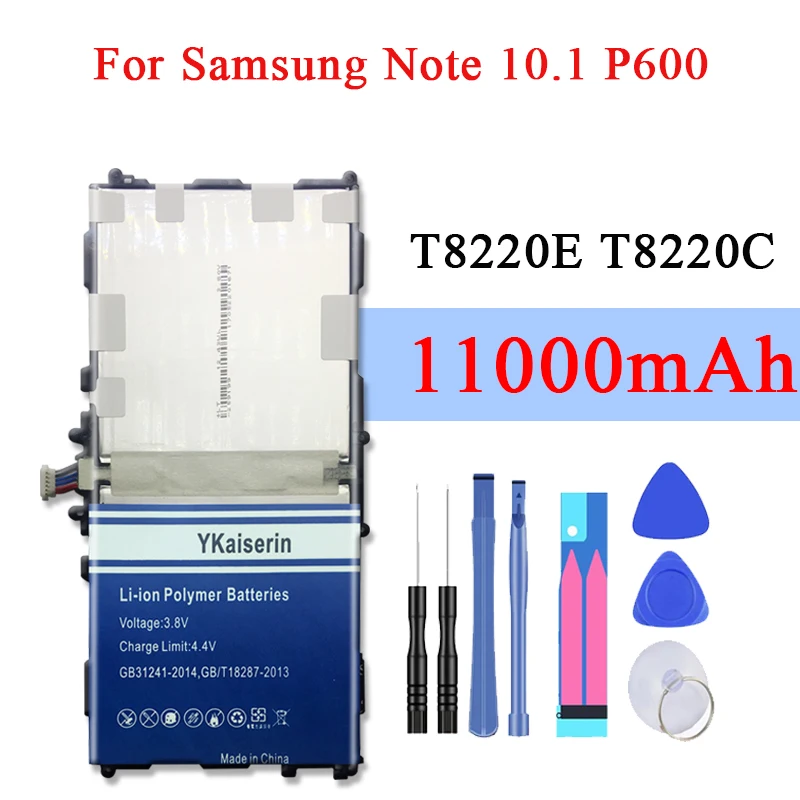 Аккумулятор для планшета Samsung GALAXY Note 10 1 Tab Pro P600 P601 SM-P605K SM-P607 SM-T520 SM-T525 11000 мАч |