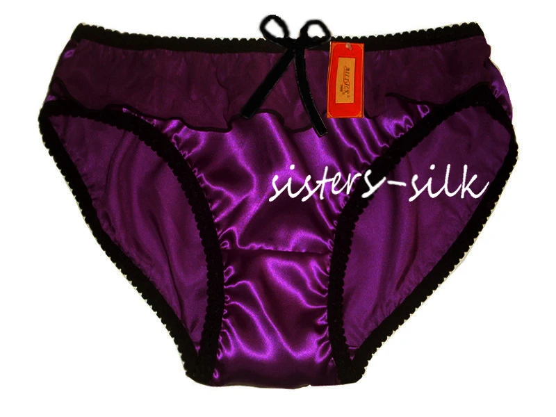 Womens 16 Momme 100% Mulberry Silk Panties Knickers Briefs Bikinis Undies Underpants Thongs Lingerie All Sizes SU135 Ailisilk |