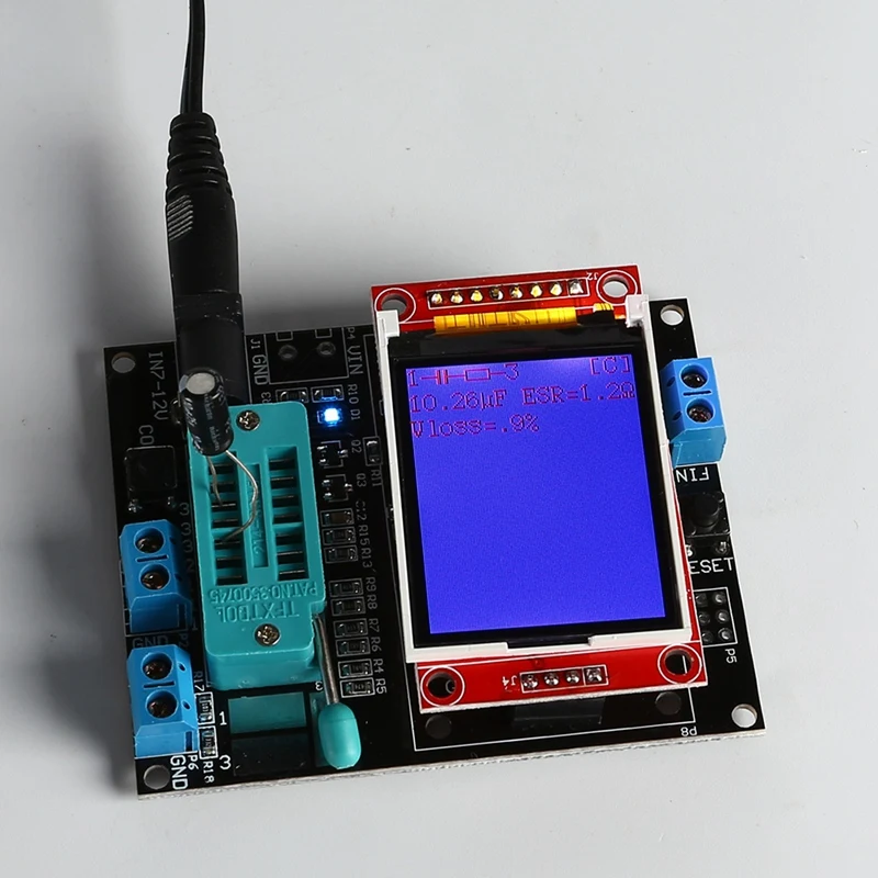 Тестер транзисторов GM328B измеритель частоты и напряжения с сопротивлением диодов