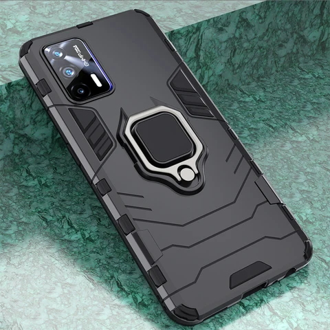 Ударопрочный защитный чехол KEYSION для Realme GT 5G GT Neo с кольцом и подставкой для телефона, задняя крышка для OPPO Realme X7 Max, 5G, Индия, X7 Pro Ultra