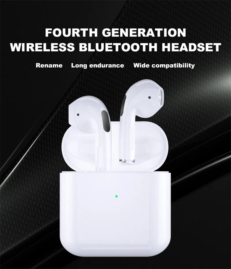 

Беспроводные наушники Pro 4 TWS с Bluetooth 5,0 и зарядным футляром