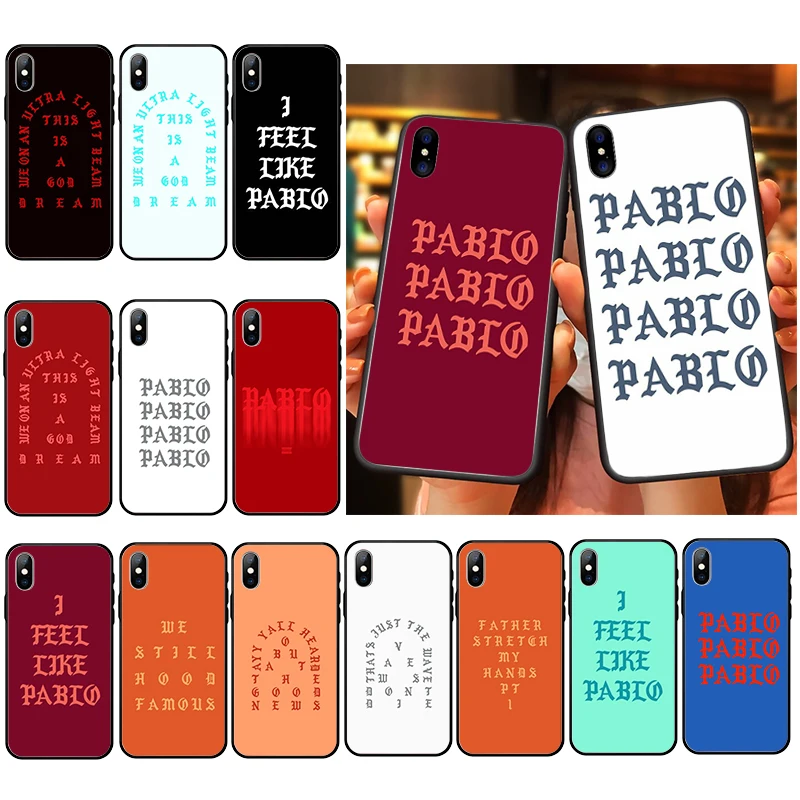 Yinuoda Kanye West I FEEL LIKE PABLO черная ячейка чехол для телефона iPhone 8 7 6 6S Plus X XS MAX 5 5S SE XR 11pro