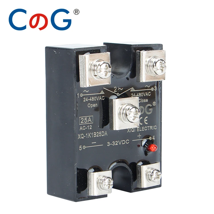 CG NC и NO SSR 10A 25A 40A DA нормально замкнутое открытое Однофазное управление постоянным