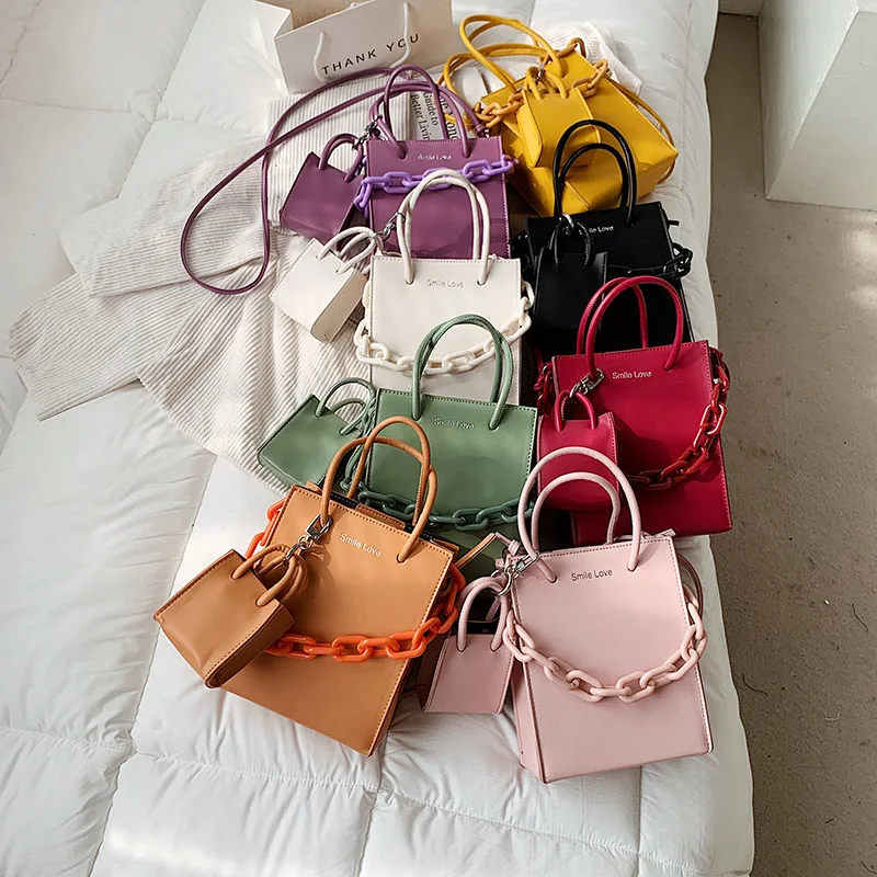 

2021 fashion large capacity ladies personality solid color casual soft leather messenger bag handbag shoulder bag messenger bag