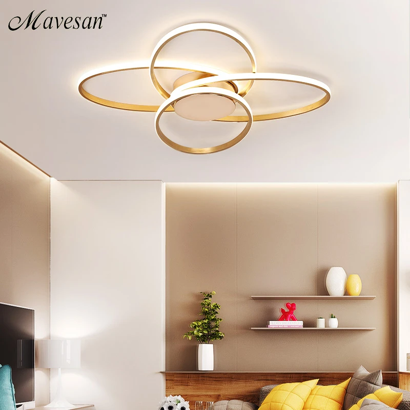 Современные золотые простсветодиодный светодиодные потолочные светильники