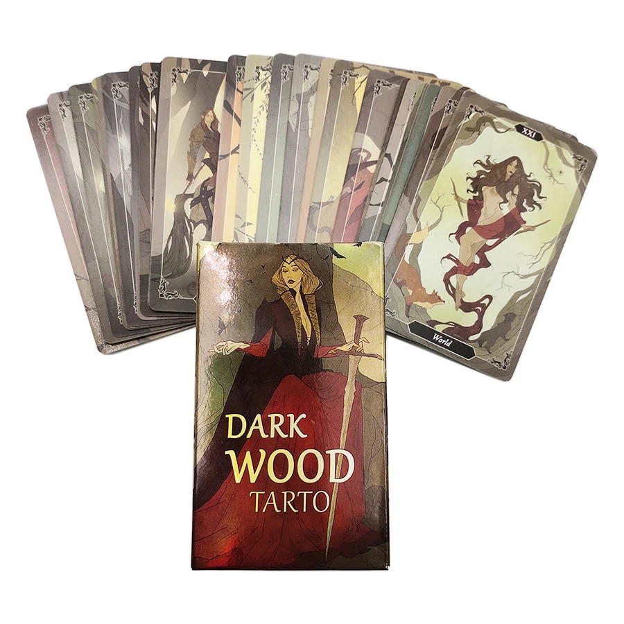 Карточка Таро Dark Wood настольная игра с судьбой ведьмой предсказаниями для