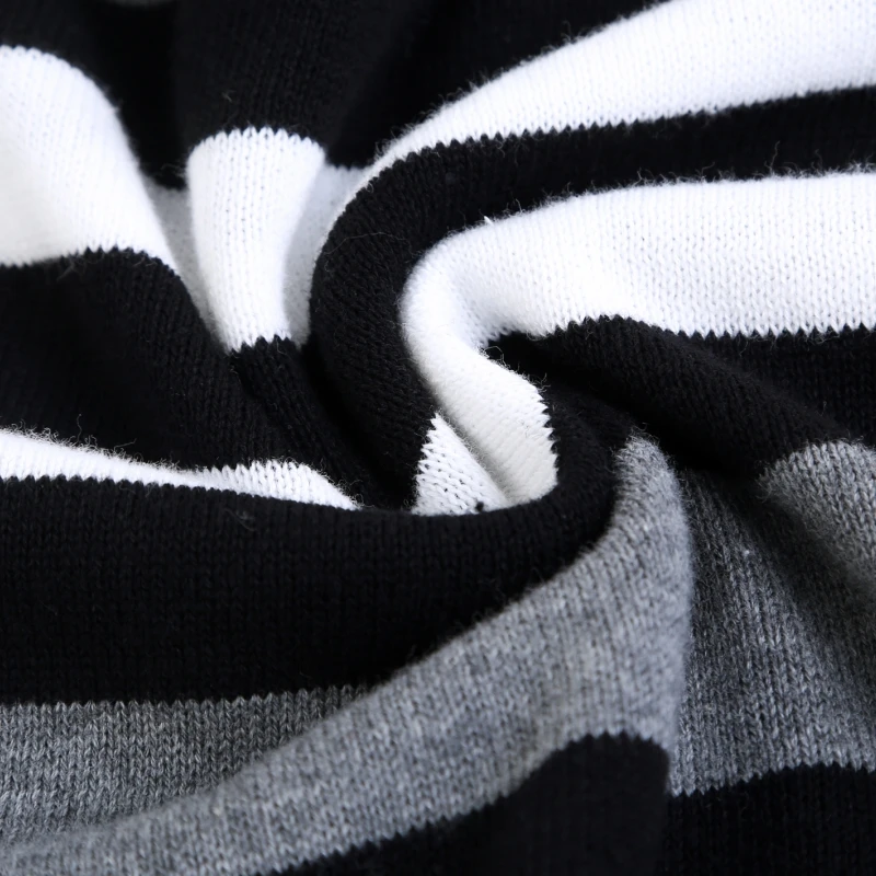 

Men sweater student 2020 new arrival autumn and winter Korean style slim stripe male knitted pullover young sweater cotton M76