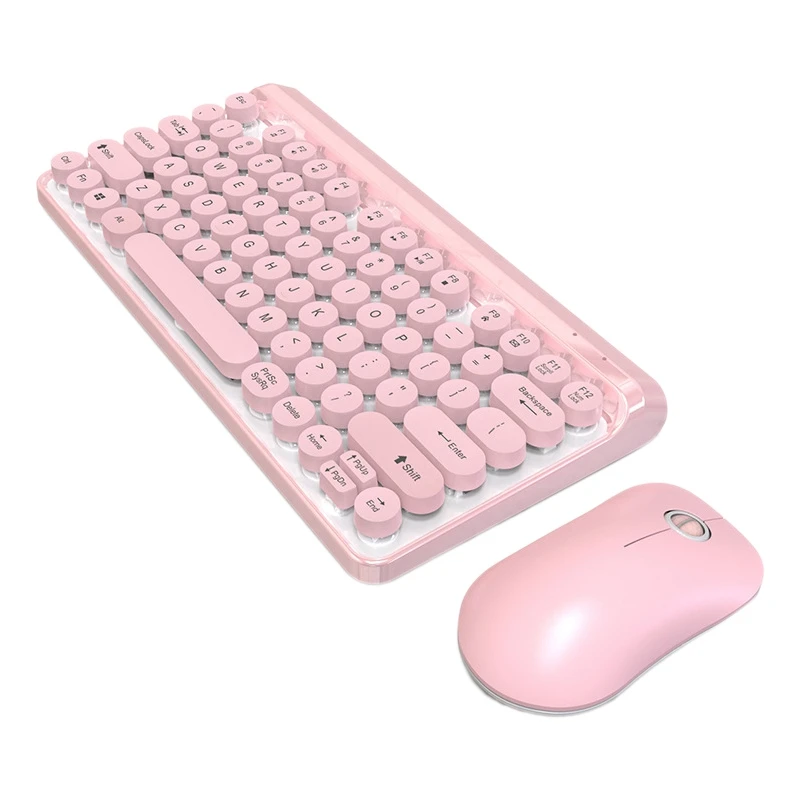 HXSJ L100 беспроводная клавиатура 2 4G Беспроводная панк Keycap ультра тонкая