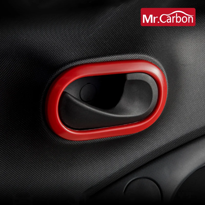 

Car Door Handle Decoration Cover Interior Styling Accessories For Mercedes Smart fortwo forfour 453 Styling Accessories