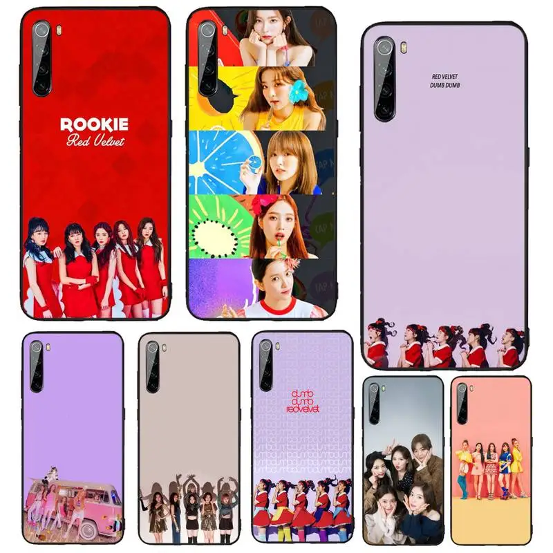 

Red Velvet Phone Case Funda For Xiaomi Redmi 10 10x Note 9 9T 9A 9S 7 8 9se 7a 8a 8t Pro Max K20 30 Pro 4G