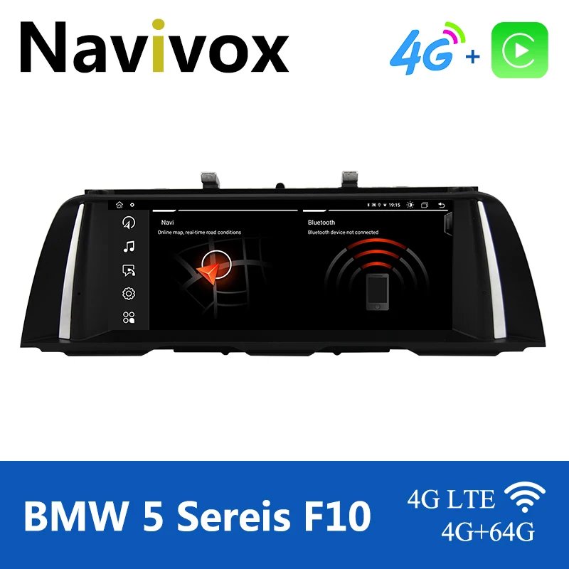 Navivox BMW F10 Автомобильный радиоприемник Android 10 0 для серии 5 F11 F18 2010-2016 CIC NBT GPS