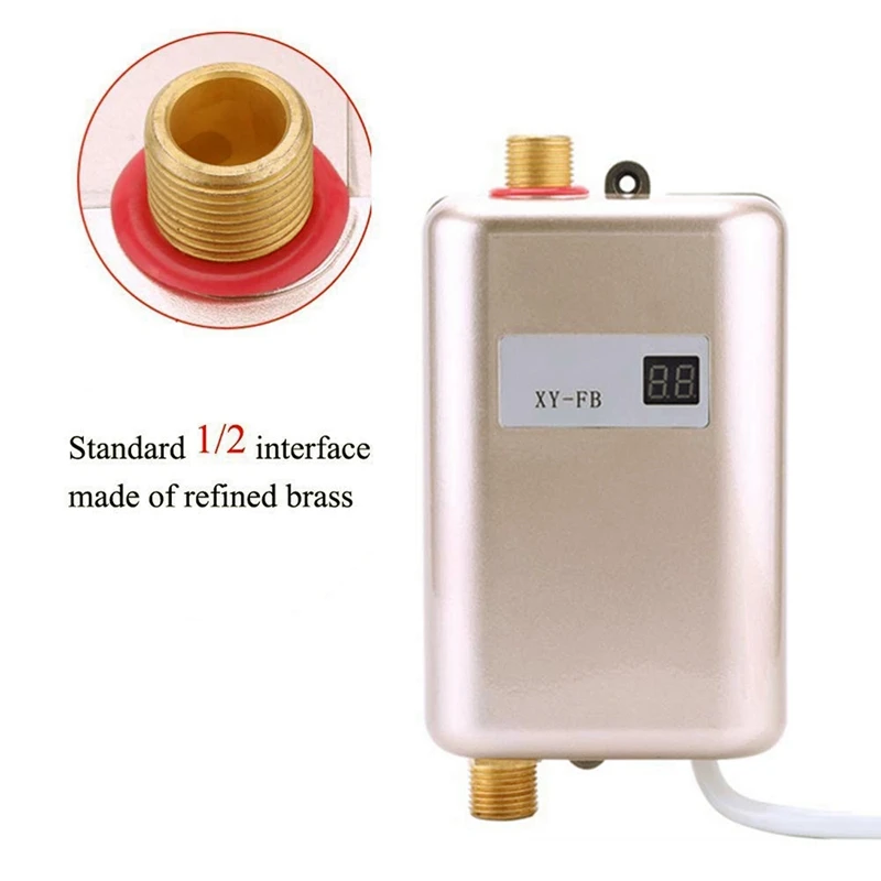 3800 Вт мини электрический водонагреватель мгновенный Электрический душ 3 секунды