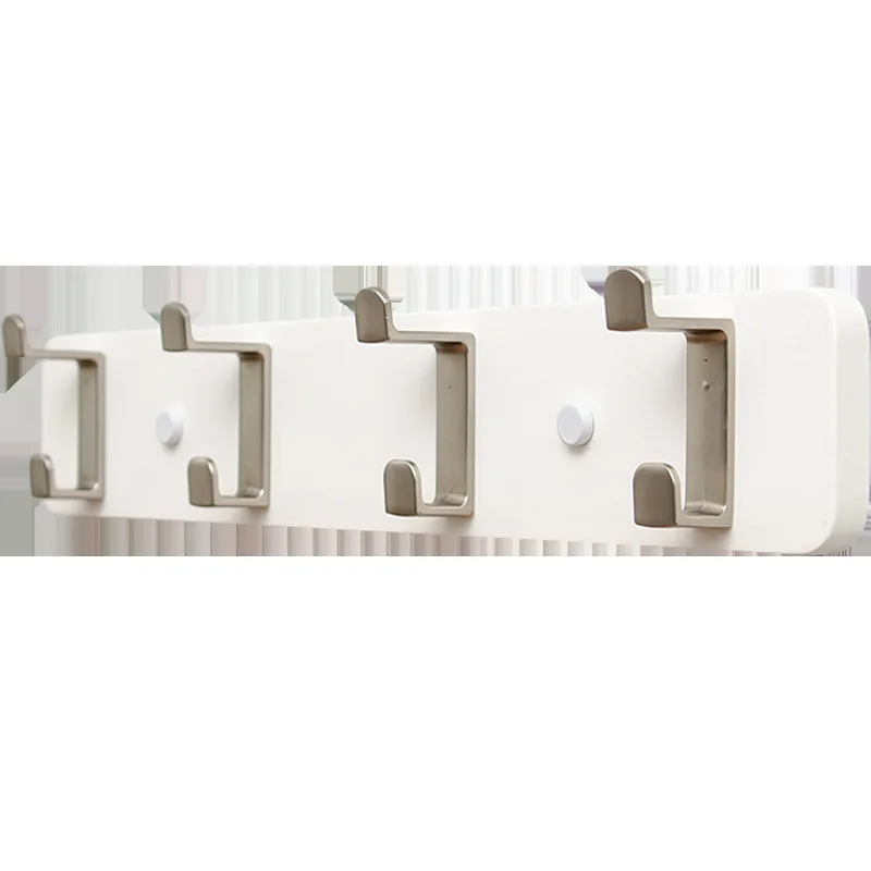

Simple Wall Wood Coat Rack Key Holder Clothes Hangers Simple Hook Wall Shelf Home Decorative Bedroom Furniture