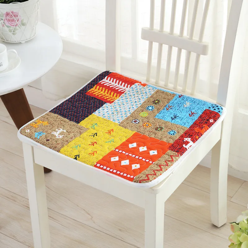 4 вида цветов хлопковая Подушка для стула удобная подушка ягодиц Нескользящая