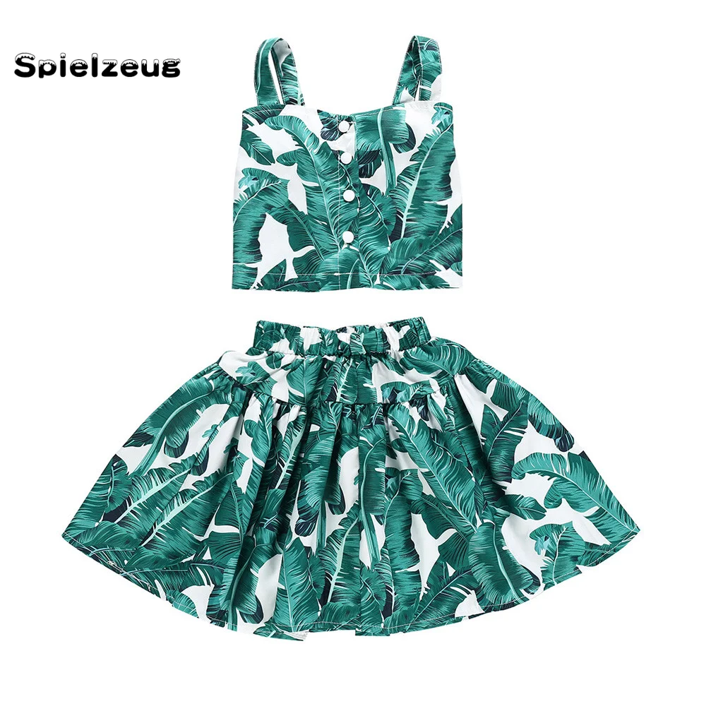 Нарядное Летнее Детское платье без рукавов для маленькой девочки в виде